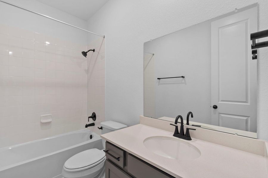 Furnished interior view inside a new home in Austin Point, Richmond (Image 9). Furnished interior view inside a new home in Austin Point, Richmond (Image 9).