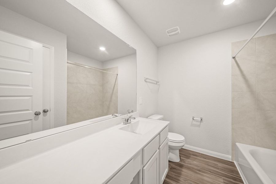 Furnished interior view inside a new home in Bluestem, Brookshire (Image 8).