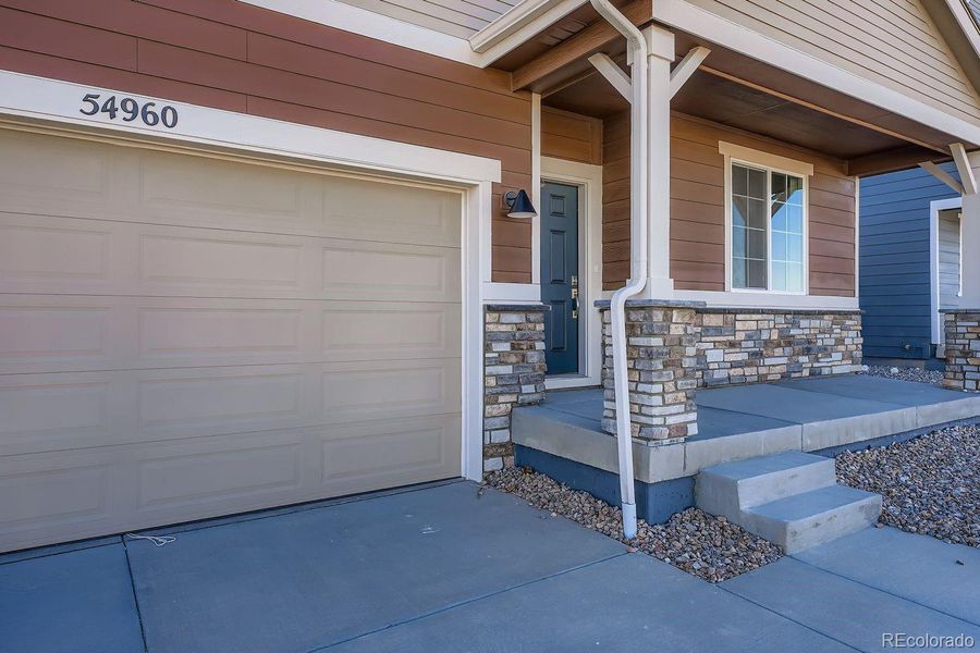 Exterior details and patio area of a home in Wolf Creek Run, Strasburg (Image 14).