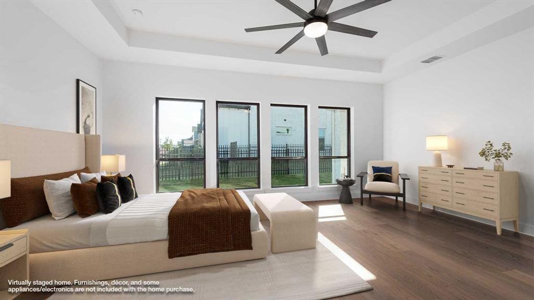 Furnished interior view inside a new home in Fields 60', Frisco (Image 8). Furnished interior view inside a new home in Fields 60', Frisco (Image 8).