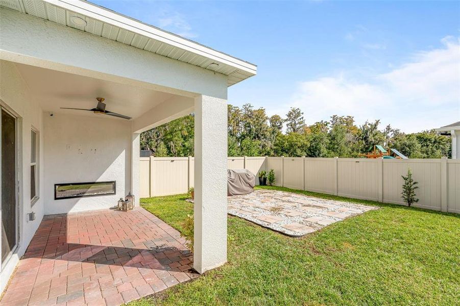 Exterior details and patio area of a home in Eden at Crossprairie, St. Cloud (Image 30). Exterior details and patio area of a home in Eden at Crossprairie, St. Cloud (Image 30).