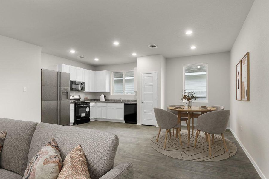 Furnished interior view inside a new home in Casetta Ranch, Kyle (Image 8).