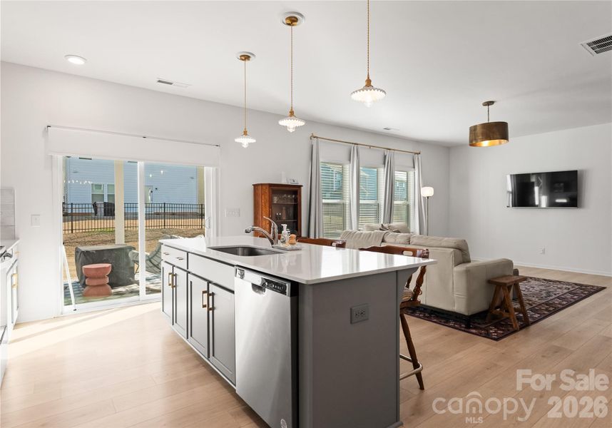 Furnished interior view inside a new home in Scotch Meadows, Monroe (Image 8).