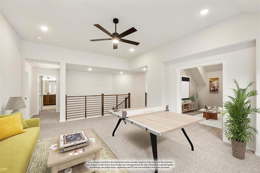 Furnished interior view inside a new home in Silo Mills, Joshua (Image 20).