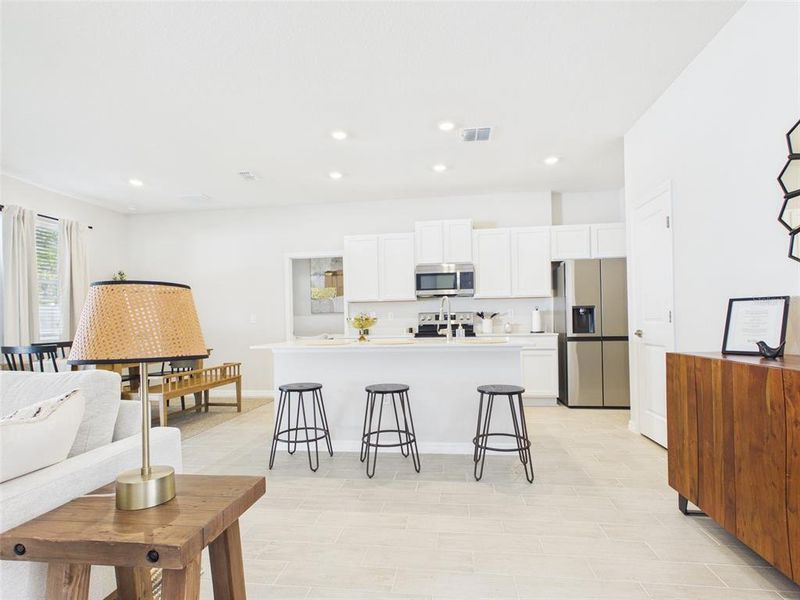 Furnished interior view inside a new home in , Ocala (Image 9).
