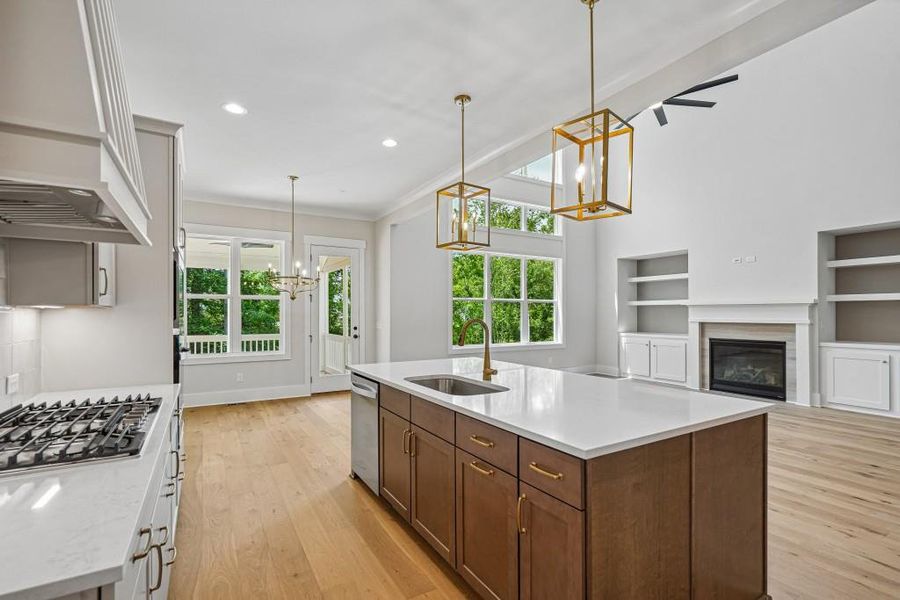 Furnished interior view inside a new home in Arden on Lanier, Cumming (Image 12).