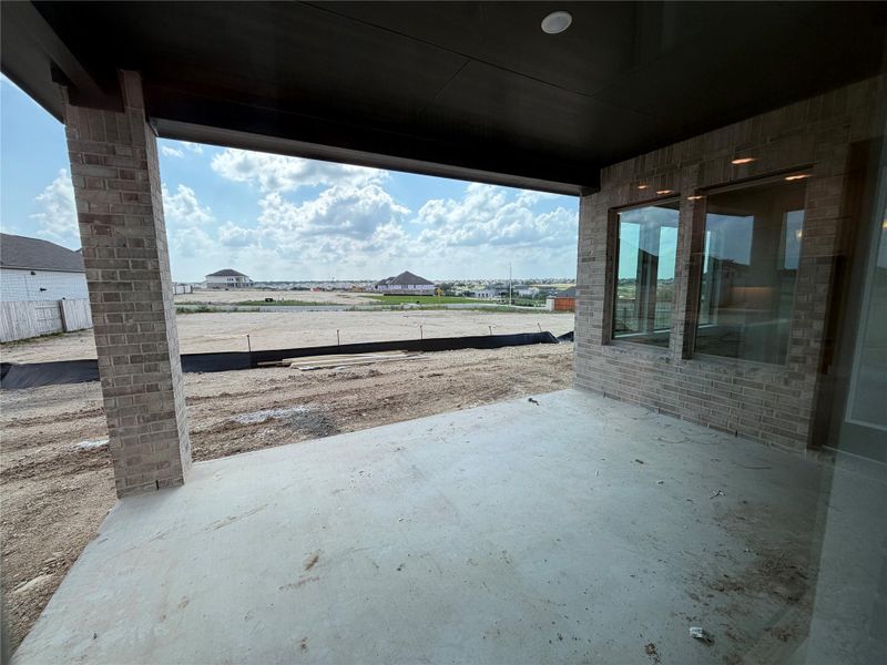 Rear Covered Patio