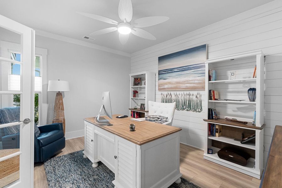 Furnished interior view inside a new home in Sea Island Preserve, Johns Island (Image 15).