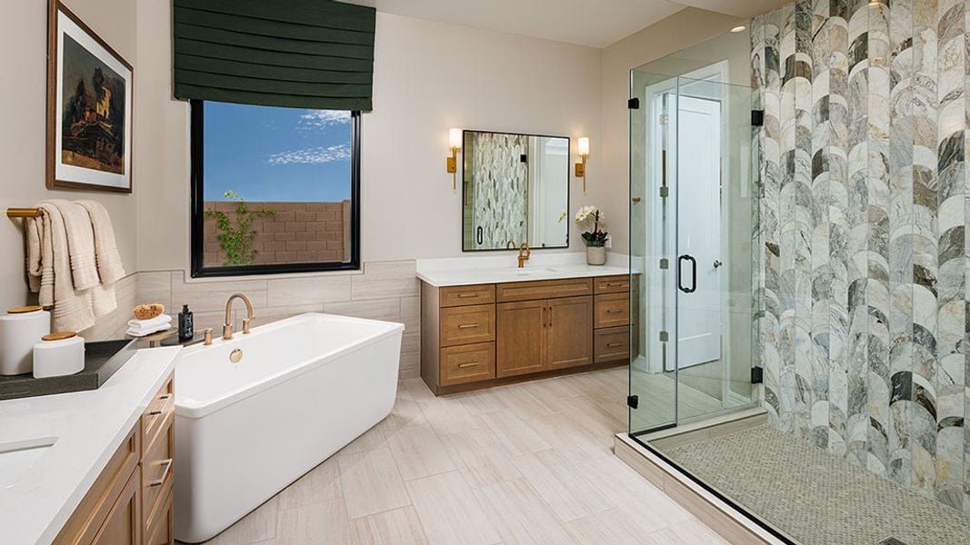 Representative furnished interior of a home built from the Alder by Taylor Morrison in Verdin Capstone Collection, Phoenix (Image 11).