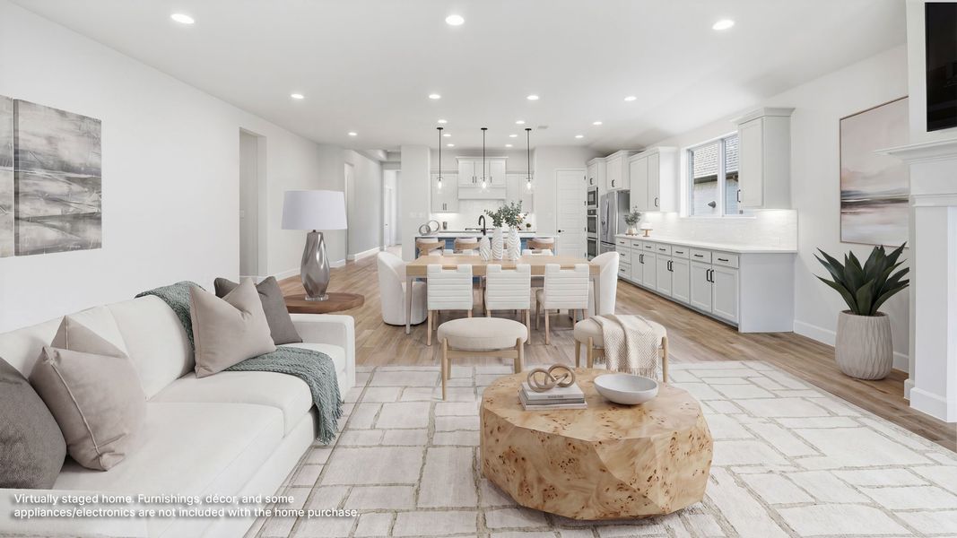 Furnished interior view inside a new home in Terraces, Rockwall (Image 6).