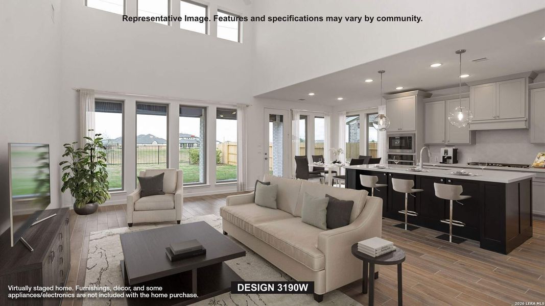 Furnished interior view inside a new home in Mayfair, New Braunfels (Image 3). Furnished interior view inside a new home in Mayfair, New Braunfels (Image 3).