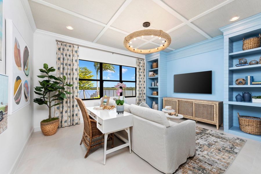 Representative furnished interior of a home built from the Bianca by GL Homes in Valencia Parc at Riverland, Port St. Lucie (Image 20).