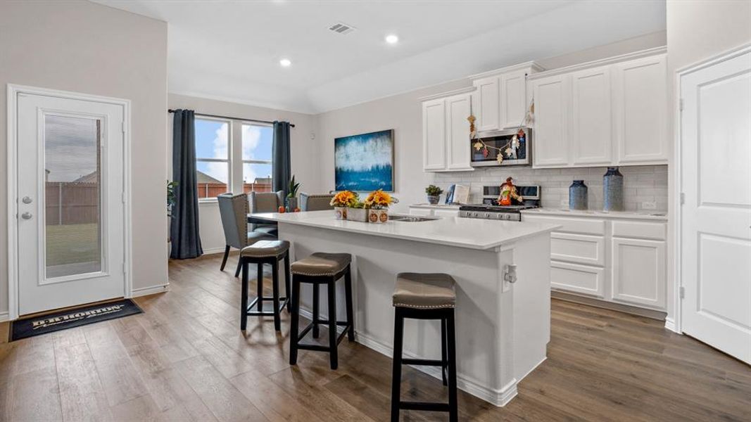 Furnished interior view inside a new home in Morning Ridge, Princeton (Image 2). Furnished interior view inside a new home in Morning Ridge, Princeton (Image 2).