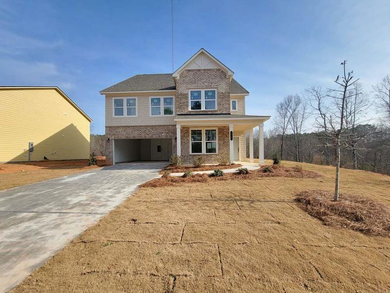 In-progress construction of a new home in The Estates at Casteel, Bethlehem, GA (Image 28).