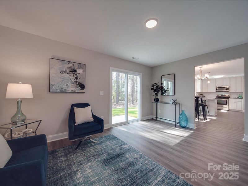 Furnished interior view inside a new home in , Marshville (Image 7).
