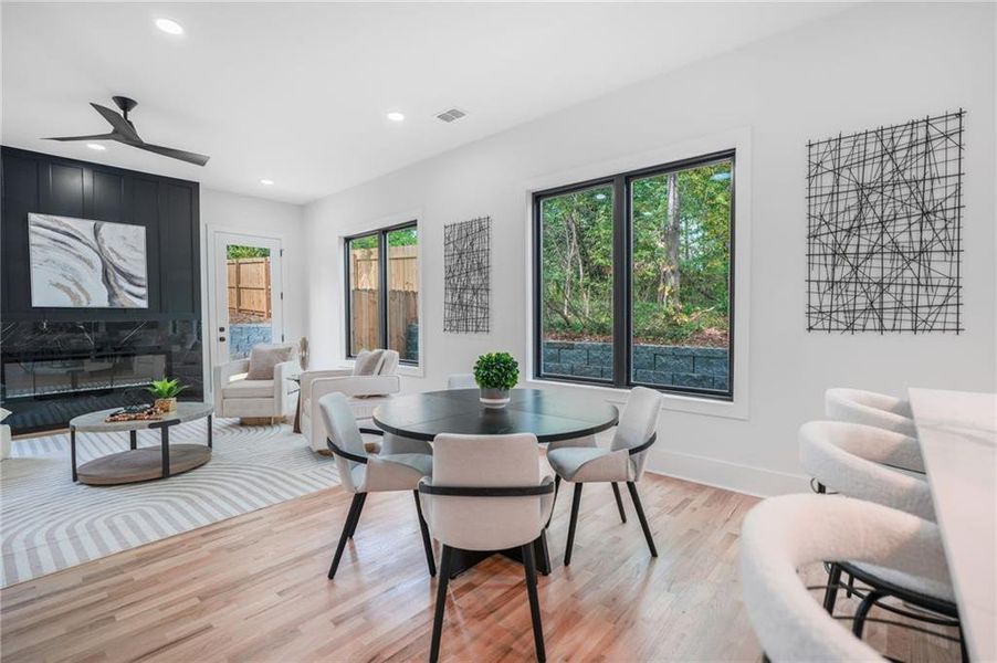 Furnished interior view inside a new home in , Atlanta (Image 8).