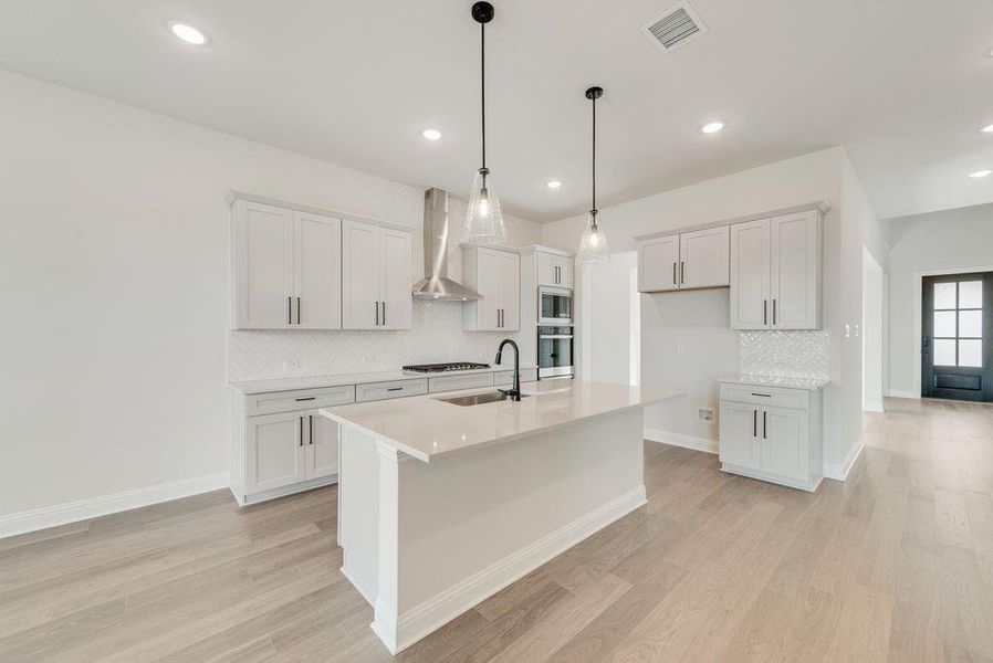 Furnished interior view inside a new home in Villages of Creekwood, Frisco (Image 7).