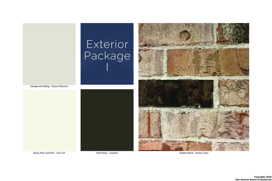 Sample of building materials used in homes in Greenspoint Heights, Seguin (Image 17). Sample of building materials used in homes in Greenspoint Heights, Seguin (Image 17).