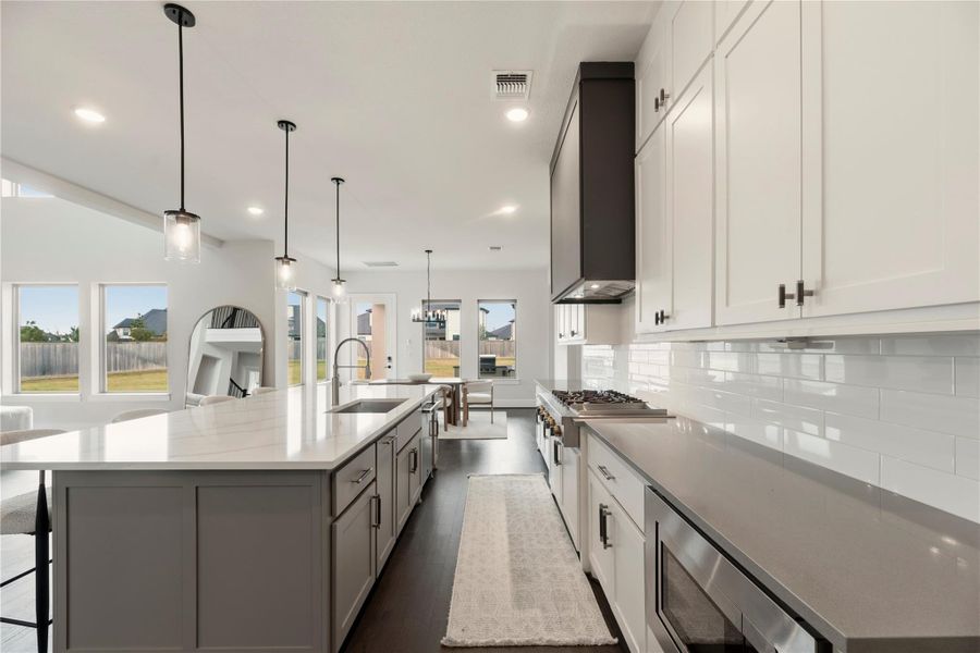 Furnished interior view inside a new home in , Cypress (Image 48).