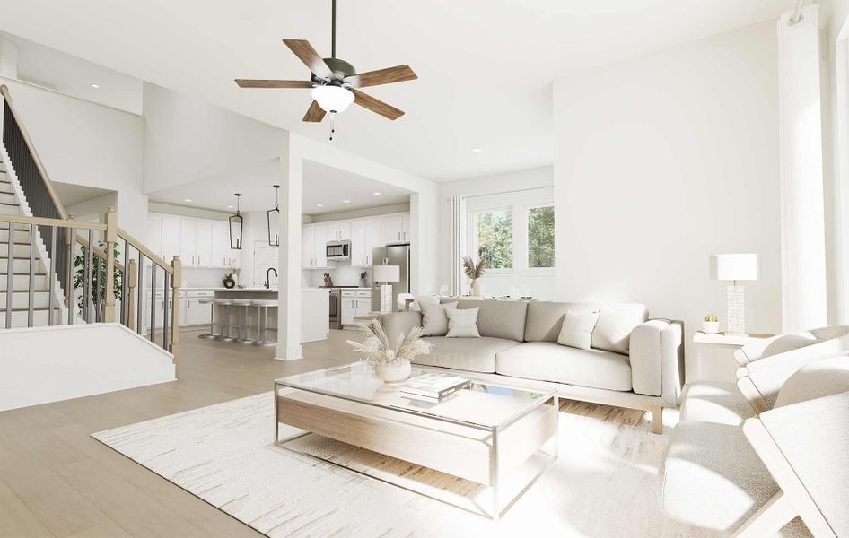 The Linnea - Family Room The Linnea - Family Room