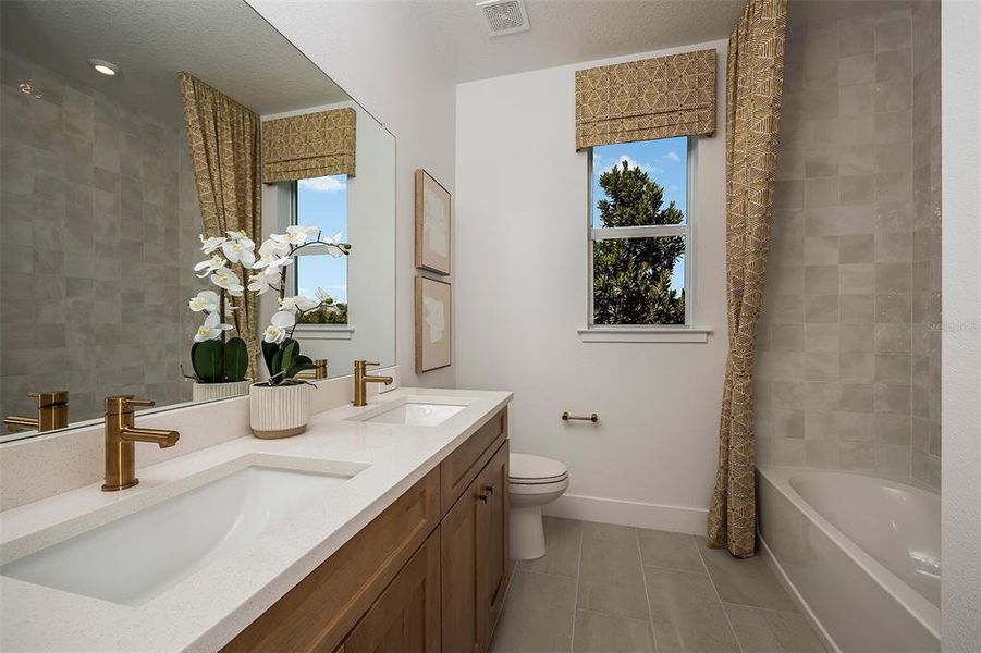 Furnished interior view inside a new home in Wellen Park, Venice (Image 11).