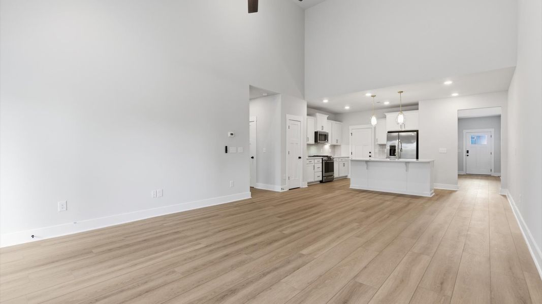 Furnished interior view inside a new home in Village at Midway, Anderson (Image 15).