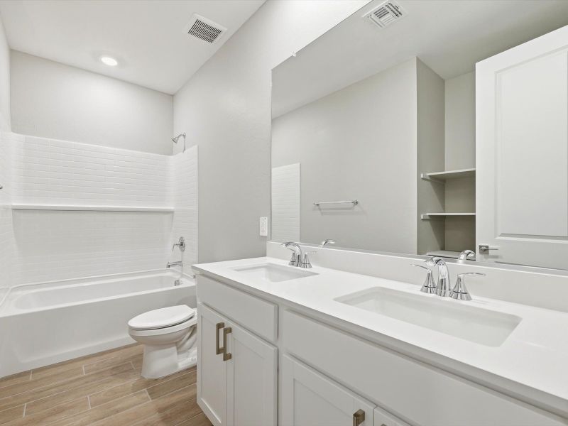 Furnished interior view inside a new home in Entrada Signature Series, Tolleson (Image 9). Furnished interior view inside a new home in Entrada Signature Series, Tolleson (Image 9).