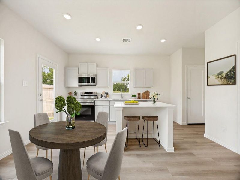 Furnished interior view inside a new home in Hanolley Hills, Sherman (Image 7).