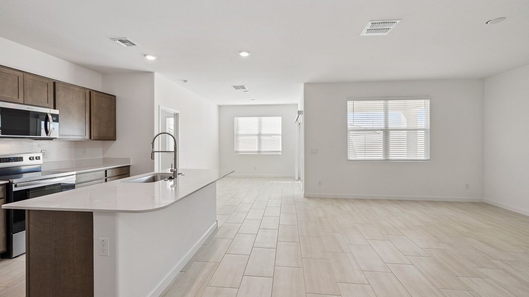 Furnished interior view inside a new home in Desert Moon Estates, Buckeye (Image 2).