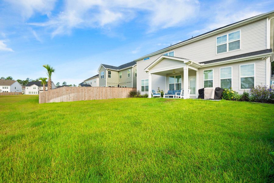 Exterior details and patio area of a home in Lochton, Summerville (Image 26). Exterior details and patio area of a home in Lochton, Summerville (Image 26).