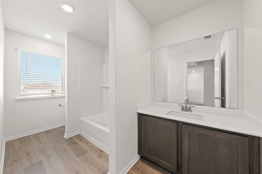 Furnished interior view inside a new home in Cresson Estates, Cresson (Image 3).