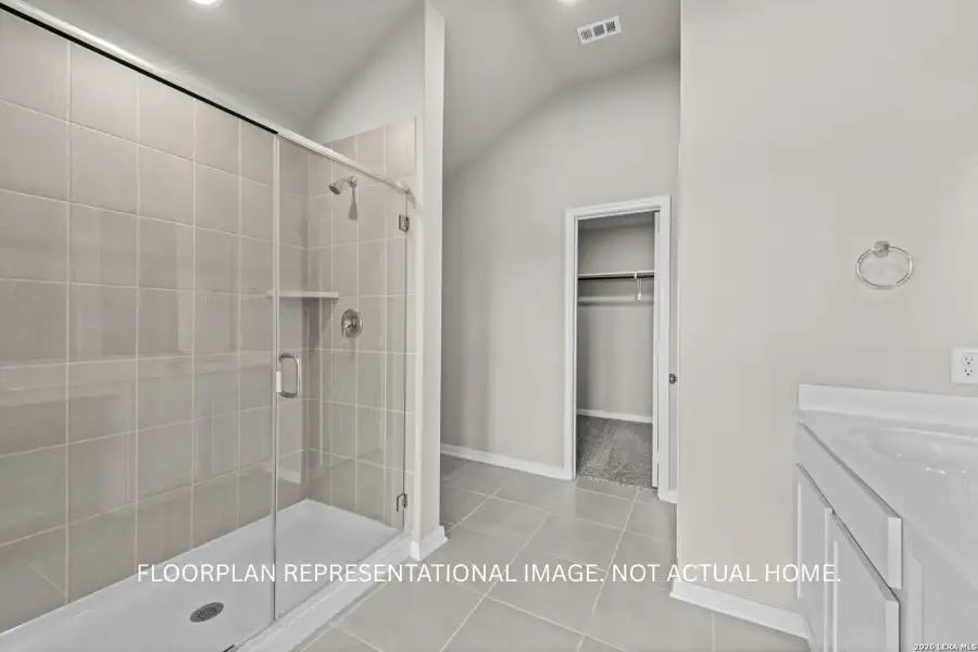 Furnished interior view inside a new home in High Branch, San Marcos (Image 5).