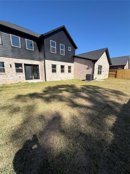 Exterior details and patio area of a home in , Spring (Image 4). Exterior details and patio area of a home in , Spring (Image 4).