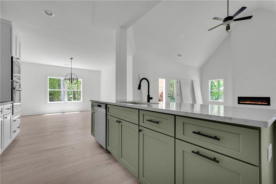 Furnished interior view inside a new home in , Lavonia (Image 10).