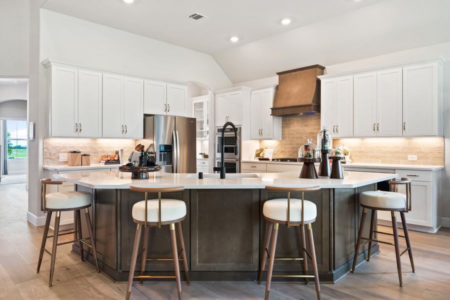 Furnished interior view inside a new home in Heath Golf and Yacht Club, Heath (Image 9).