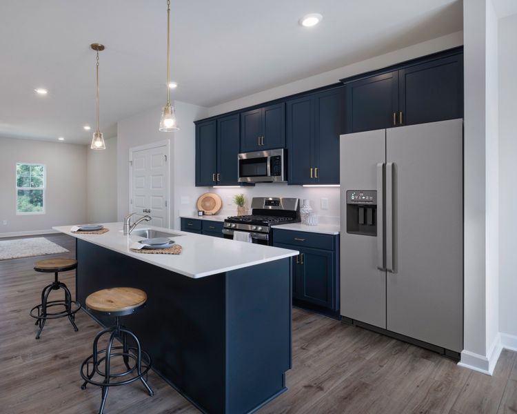 Representative furnished interior of a home built from the The Beckett by Cothran Homes in Holly View, Greenville (Image 9). Representative furnished interior of a home built from the The Beckett by Cothran Homes in Holly View, Greenville (Image 9).