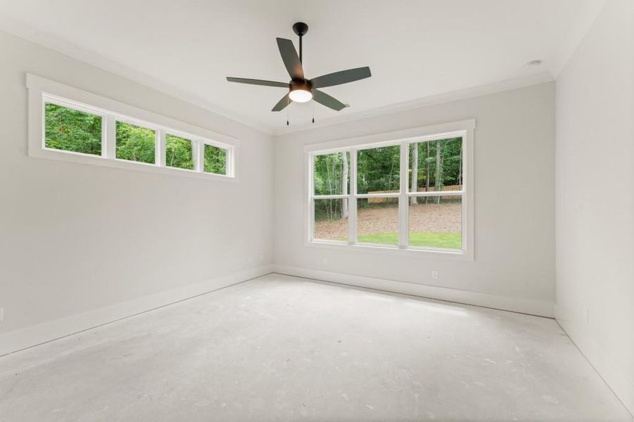 Spacious, unfurnished interior of a new home in Arden on Lanier, Cumming (Image 11).