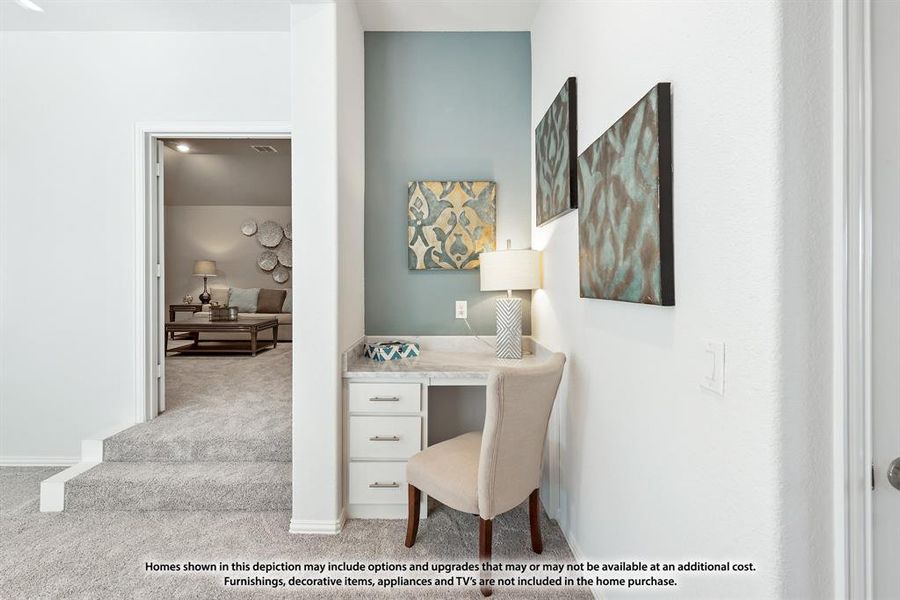 Furnished interior view inside a new home in North Grove, Waxahachie (Image 33).