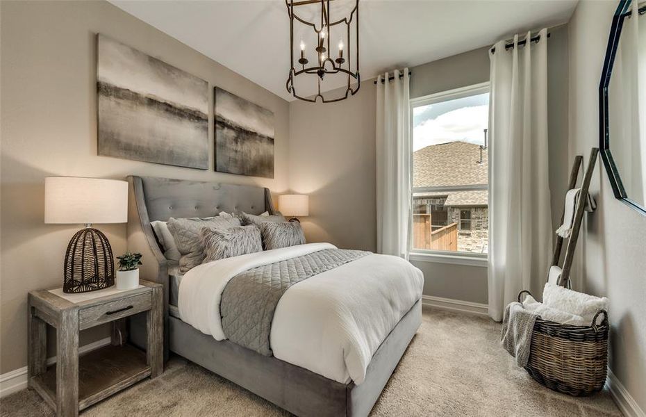 *Model Representation - Spacious secondary bedroom