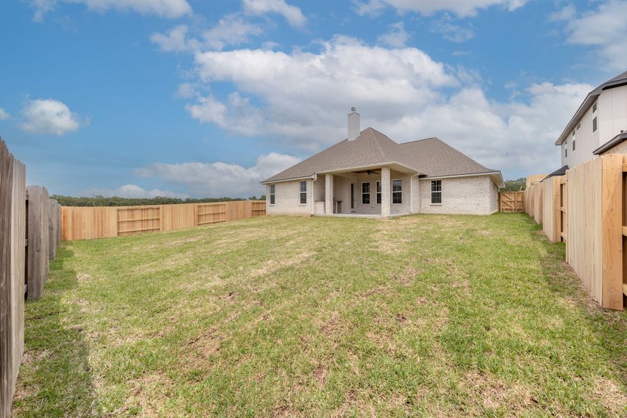 Representative exterior details of a home built from the The Courtney by Reece Homes in Traditions, Bryan (Image 4).