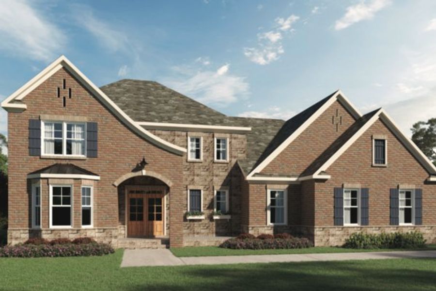 Representative exterior photo of a completed home built from the Taylor by Kerley Family Homes in Walters Creek, Douglasville, GA (Image 6).