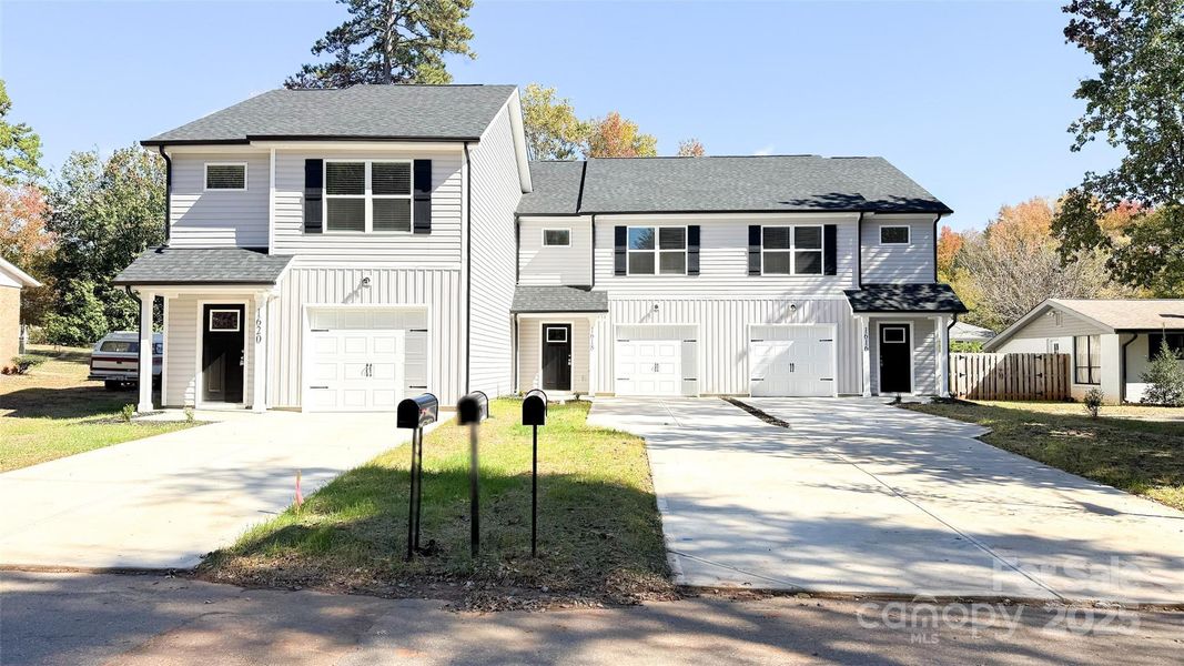 Front exterior of a new home in , Charlotte, NC, highlighting curb appeal (Image 1). Front exterior of a new home in , Charlotte, NC, highlighting curb appeal (Image 1).