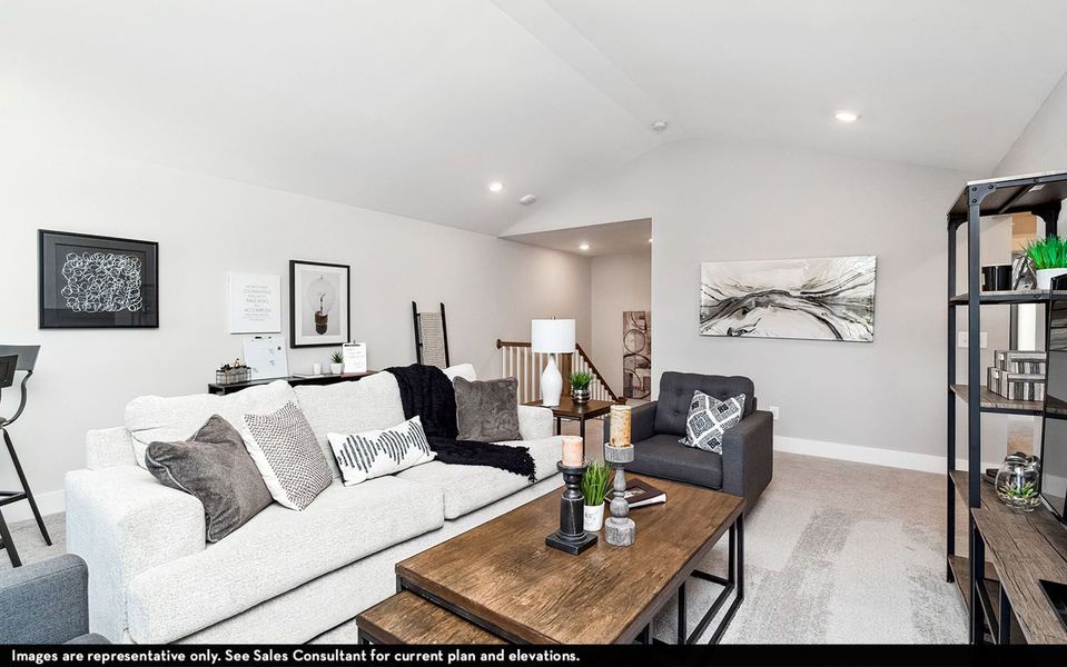 Furnished interior view inside a new home in High Park Hill, Arrington (Image 22).