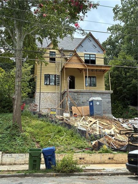 Front exterior of a new home in , Atlanta, GA, highlighting curb appeal (Image 2).