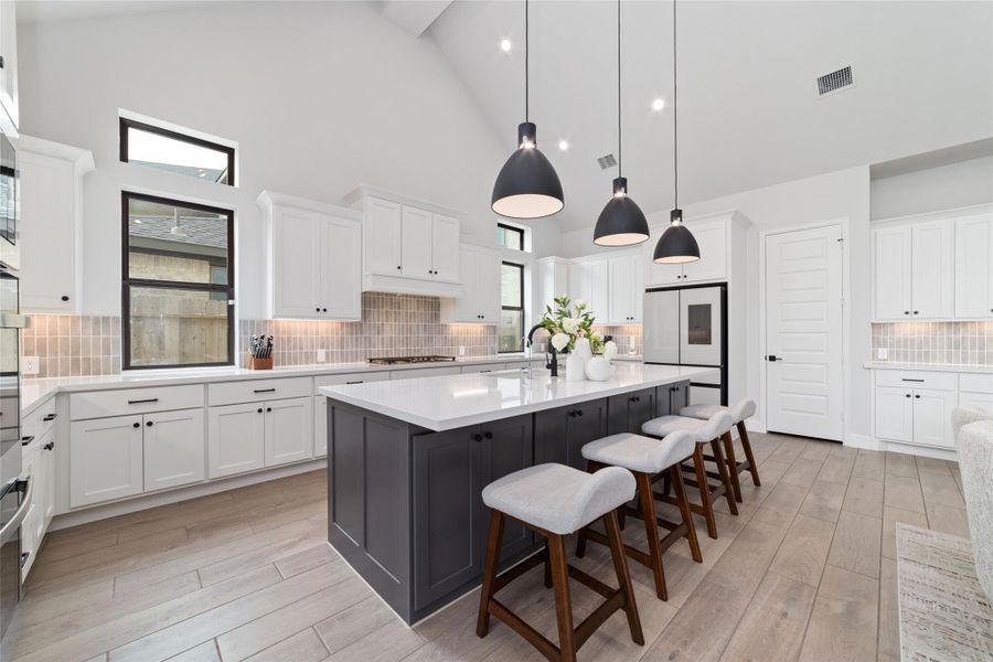 Furnished interior view inside a new home in Cross Creek Ranch, Fulshear (Image 11).