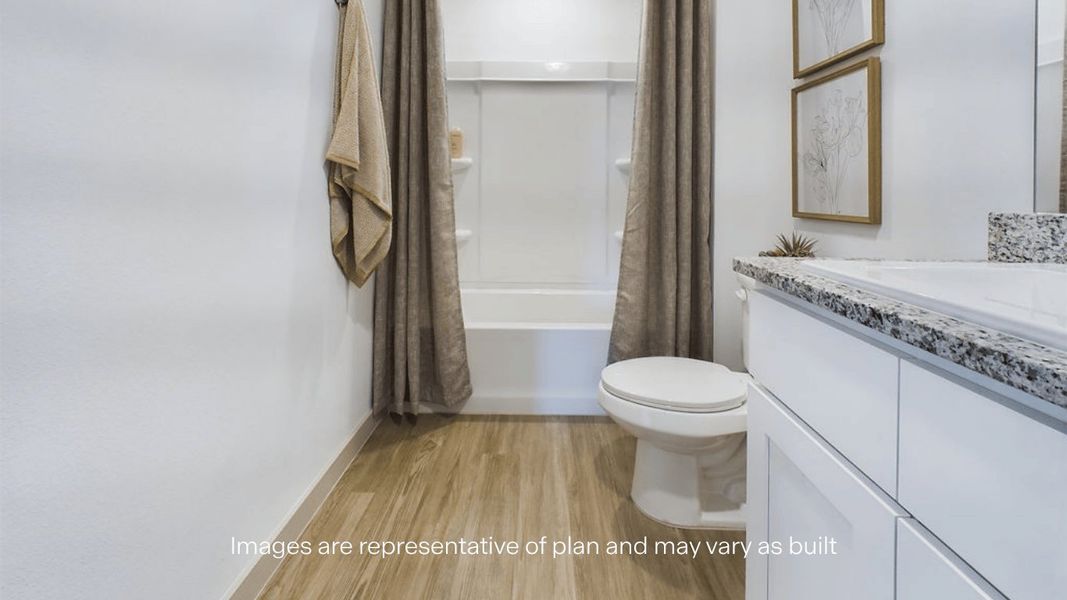 Furnished interior view inside a new home in Overlook West, Wolfforth (Image 15).