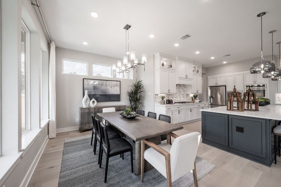Representative furnished interior of a home built from the Snyder by Tri Pointe Homes in Harvest Green, Richmond (Image 41).