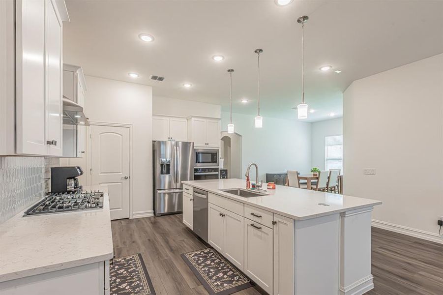 Furnished interior view inside a new home in Westside Preserve, Midlothian (Image 12).