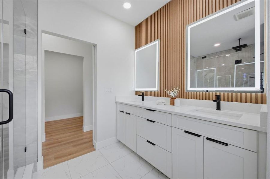 Furnished interior view inside a new home in , Tampa (Image 16).