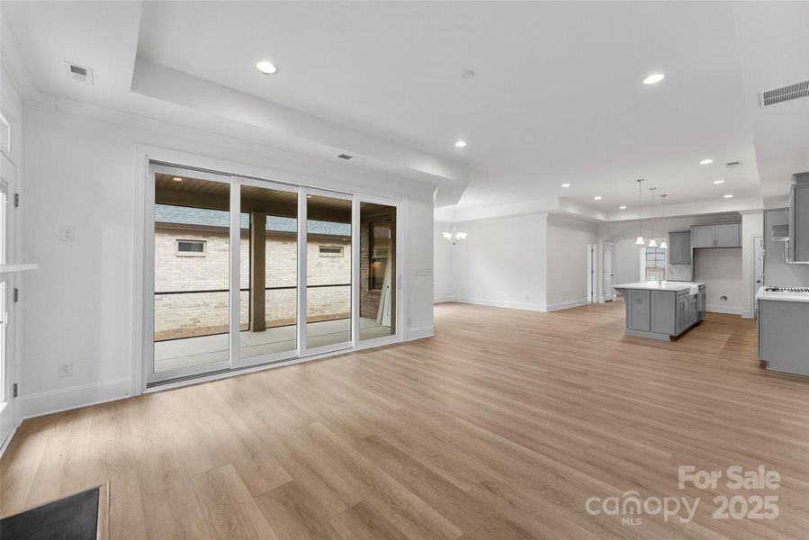 Spacious, unfurnished interior of a new home in The Courtyards on New Hope, Gastonia (Image 23).